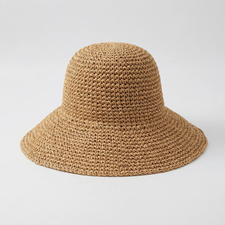 Retro Style Woven Sun Hat - Solvint