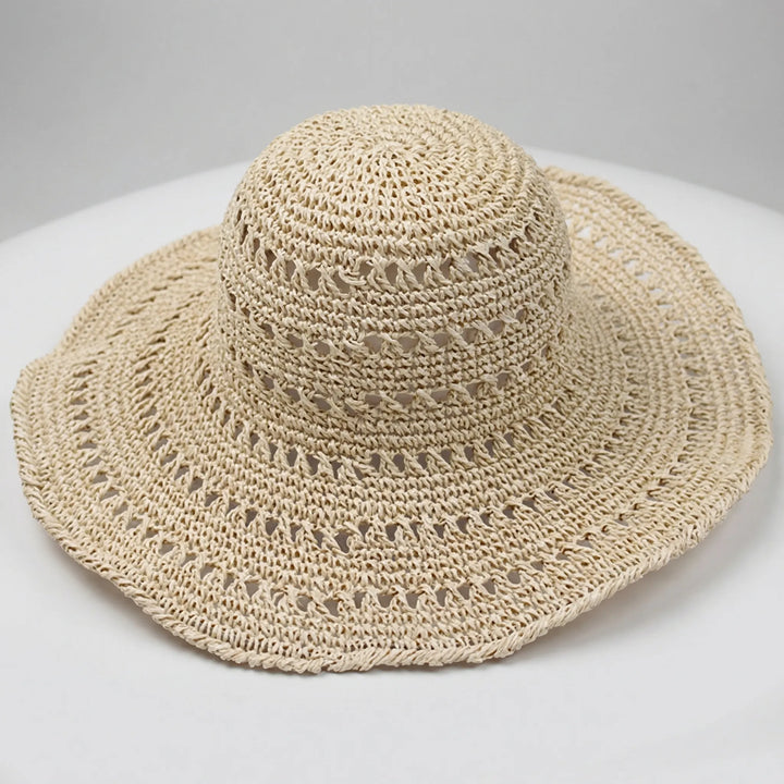 Retro Style Woven Sun Hat - Solvint