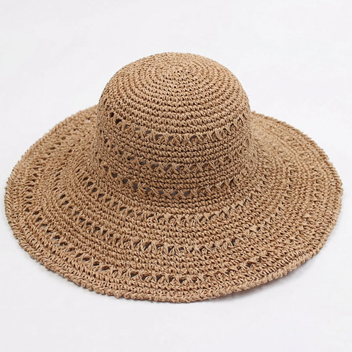 Retro Style Woven Sun Hat - Solvint