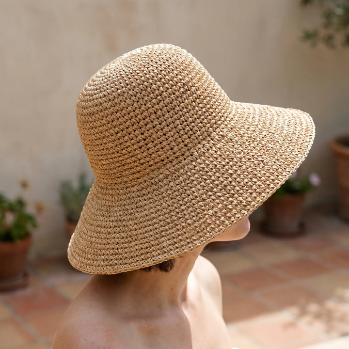 Retro Style Woven Sun Hat - Solvint