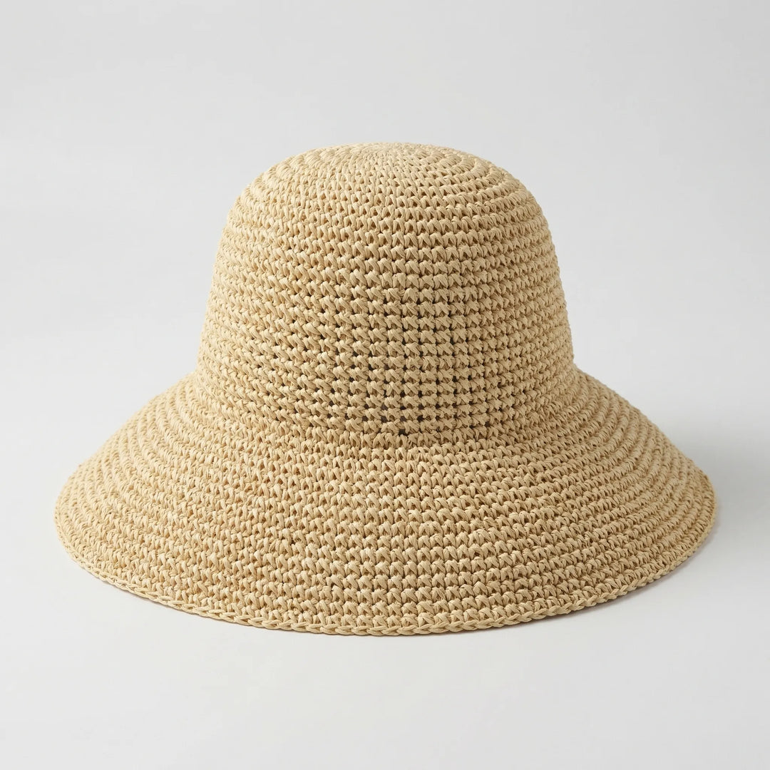 Retro Style Woven Sun Hat - Solvint