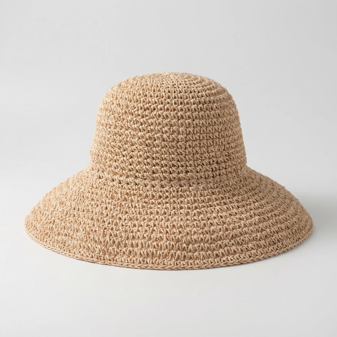 Retro Style Woven Sun Hat - Solvint
