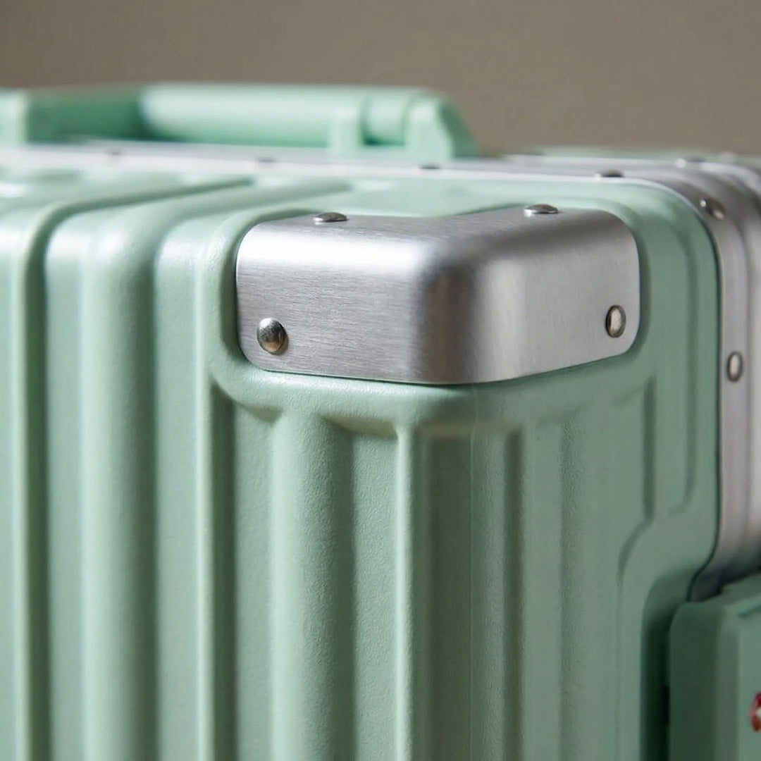 Ribbed Hard Shell Suitcase - Aerogo