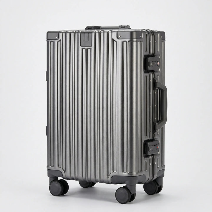 Ribbed Hard Shell Suitcase - Aerogo