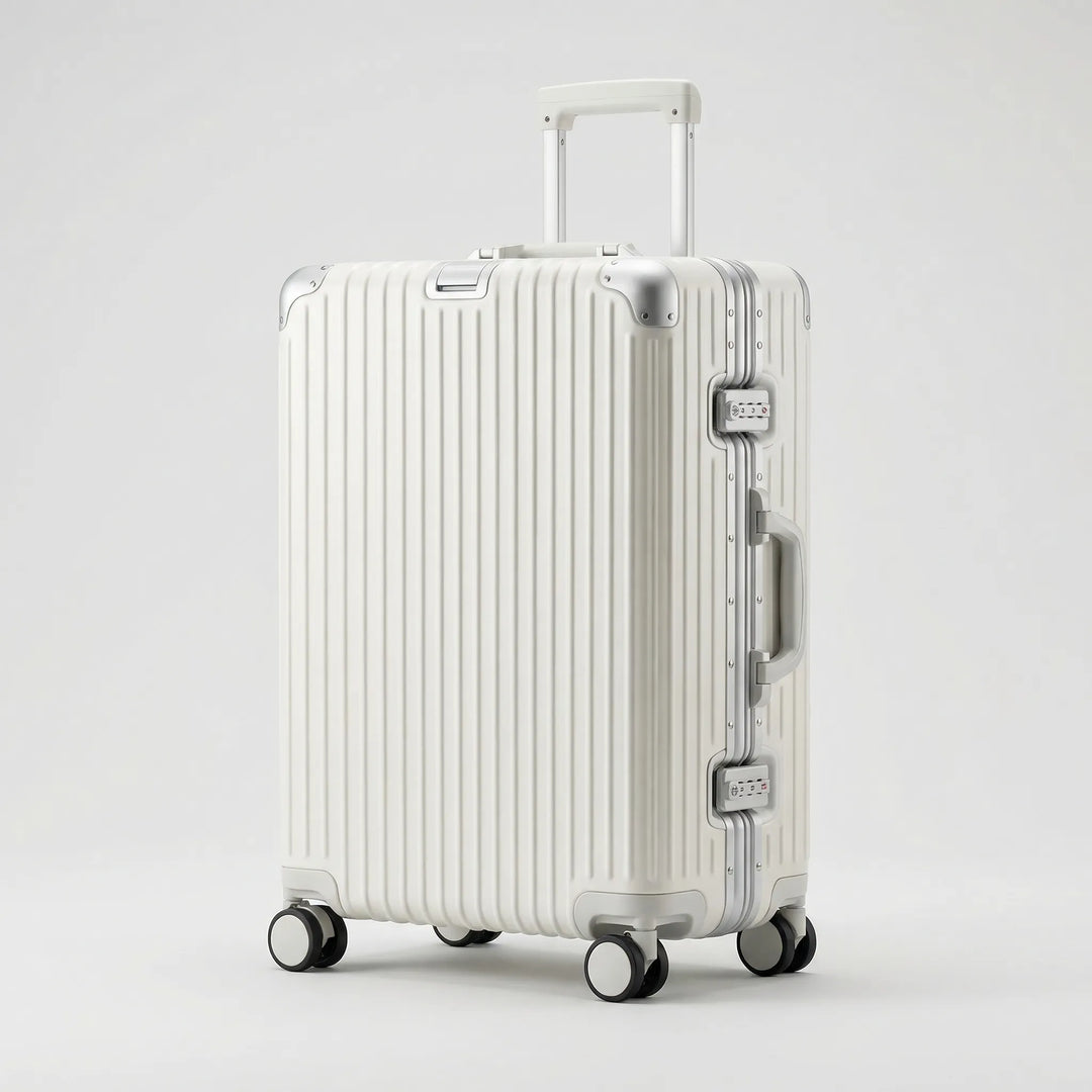 Ribbed Hard Shell Suitcase - Aerogo