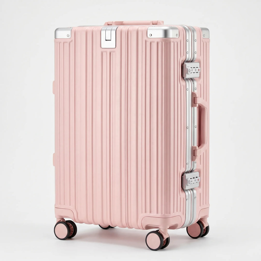 Ribbed Hard Shell Suitcase - Aerogo