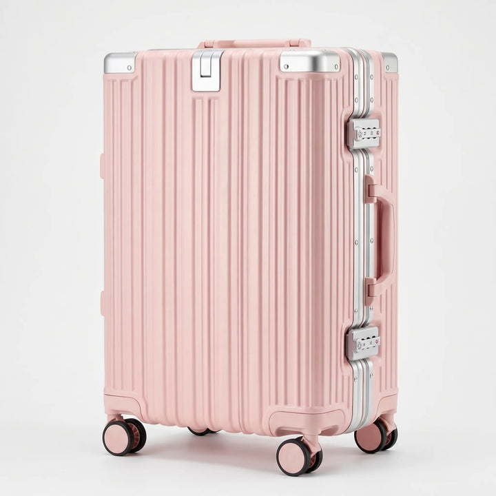 Ribbed Hard Shell Suitcase - Aerogo