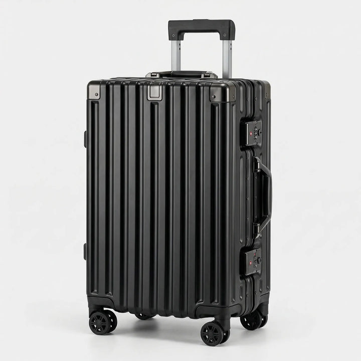 Ribbed Hard Shell Suitcase - Omnirove