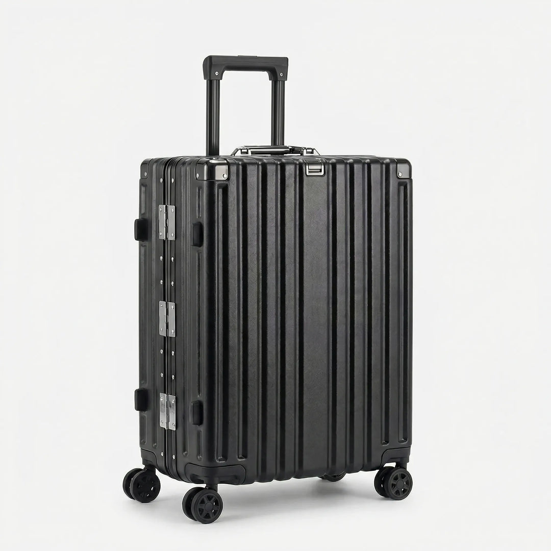 Ribbed Hard Shell Suitcase - Omnirove