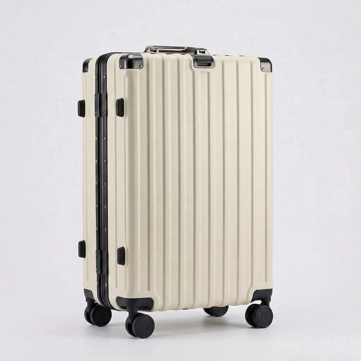 Ribbed Hard Shell Suitcase - Omnirove