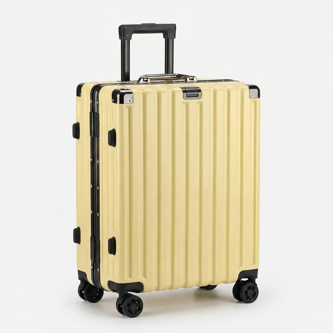 Ribbed Hard Shell Suitcase - Omnirove