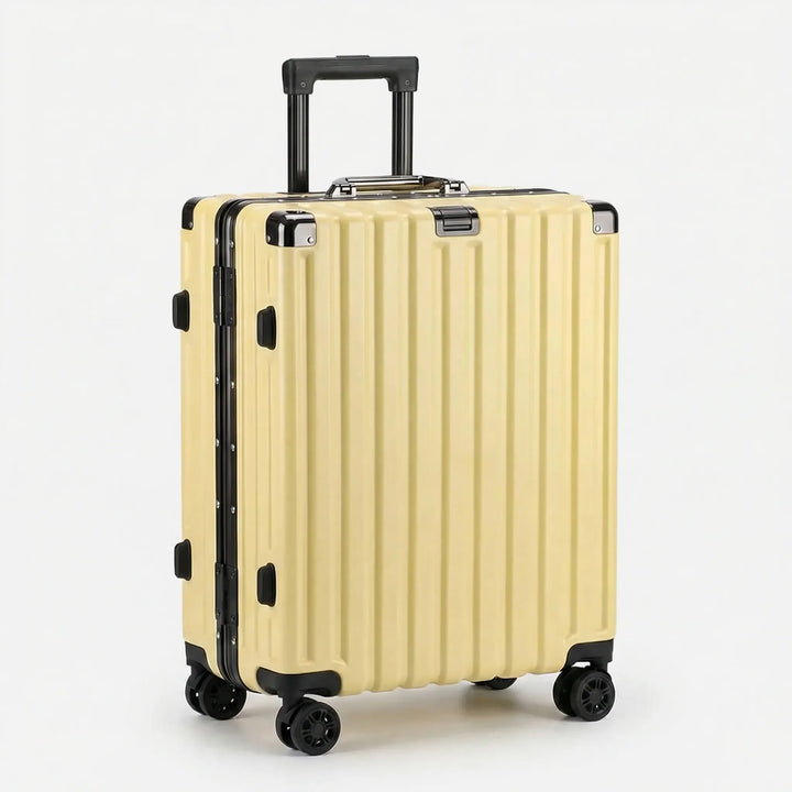 Ribbed Hard Shell Suitcase - Omnirove