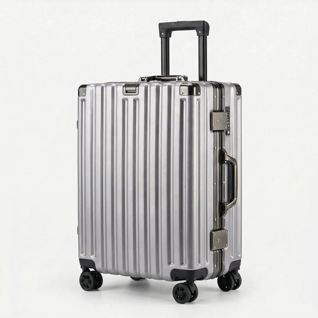 Ribbed Hard Shell Suitcase - Omnirove