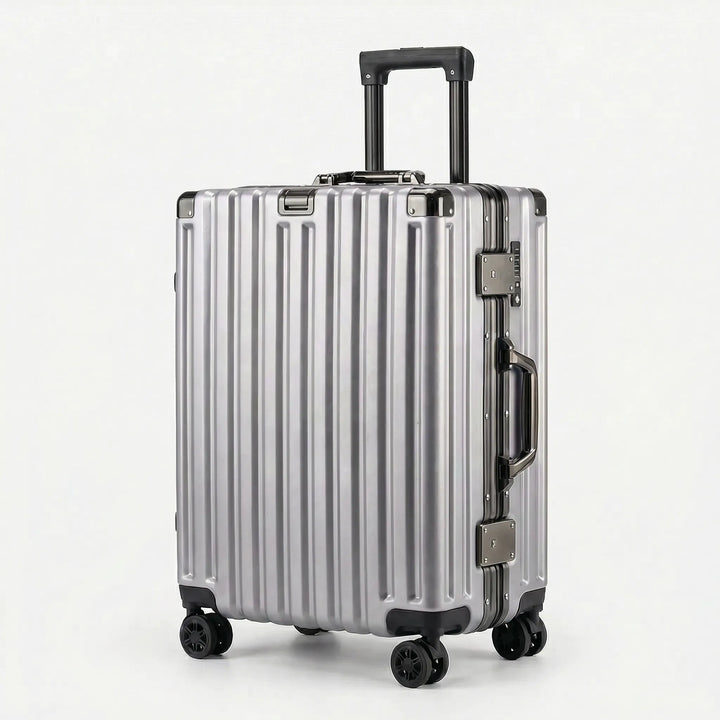 Ribbed Hard Shell Suitcase - Omnirove