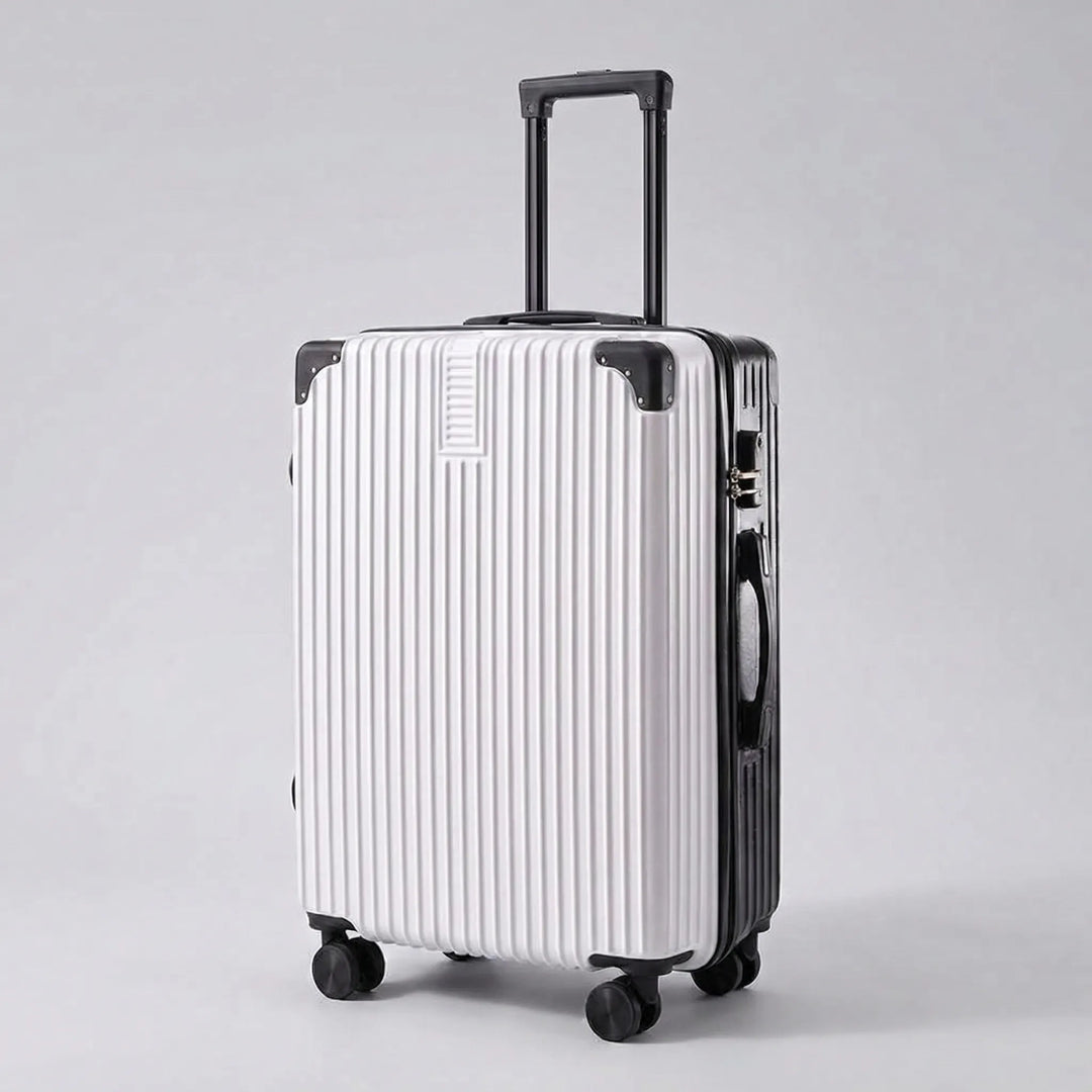Ribbed Hard Shell Suitcase - Trekara