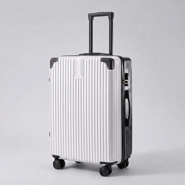 Ribbed Hard Shell Suitcase - Trekara