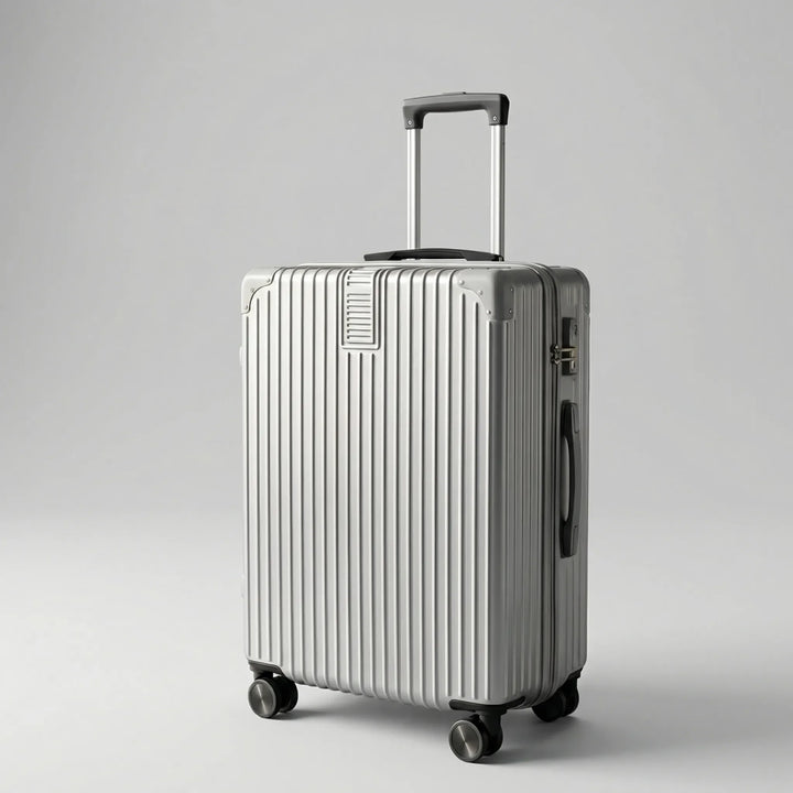 Ribbed Hard Shell Suitcase - Trekara