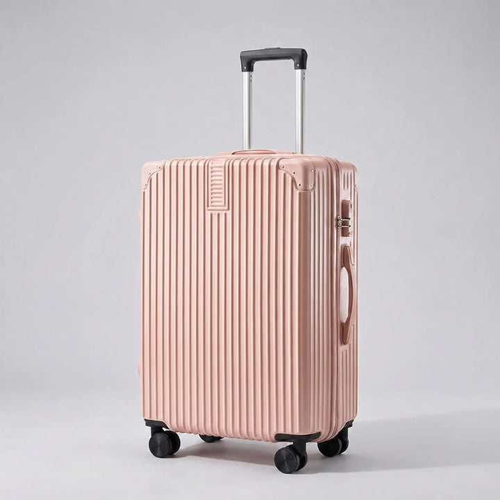 Ribbed Hard Shell Suitcase - Trekara