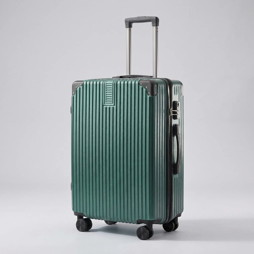 Ribbed Hard Shell Suitcase - Trekara