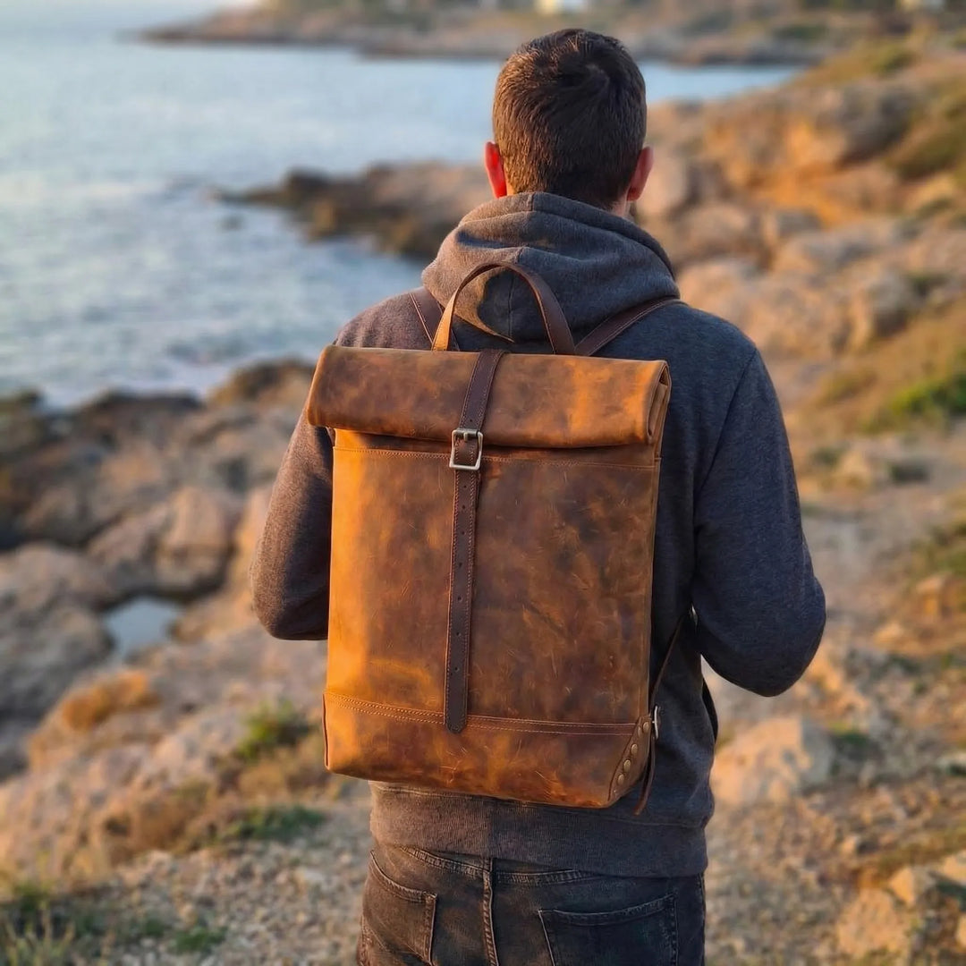 Roll-Top Daily Backpack - Veldora