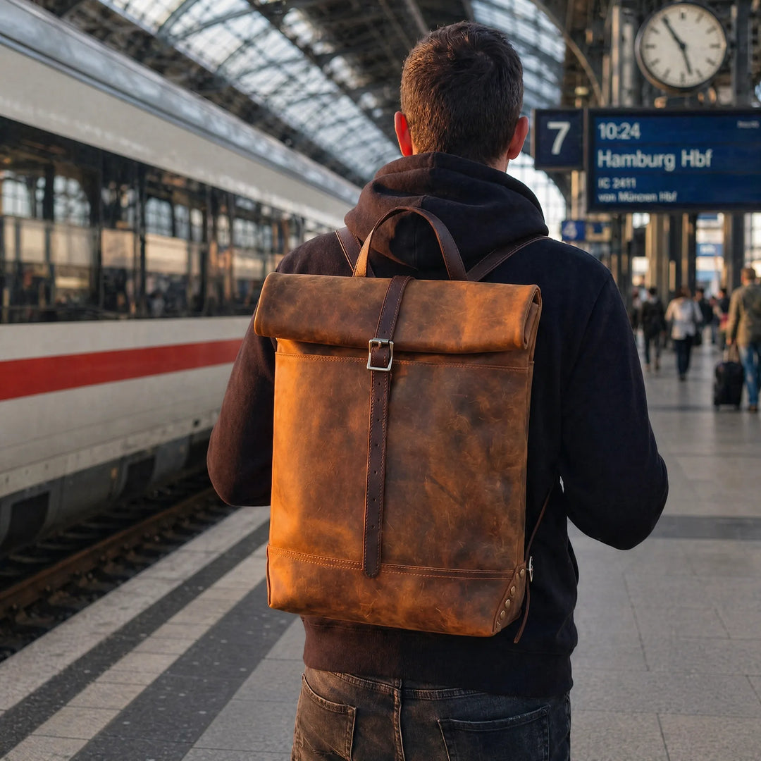 Roll-Top Daily Backpack - Veldora