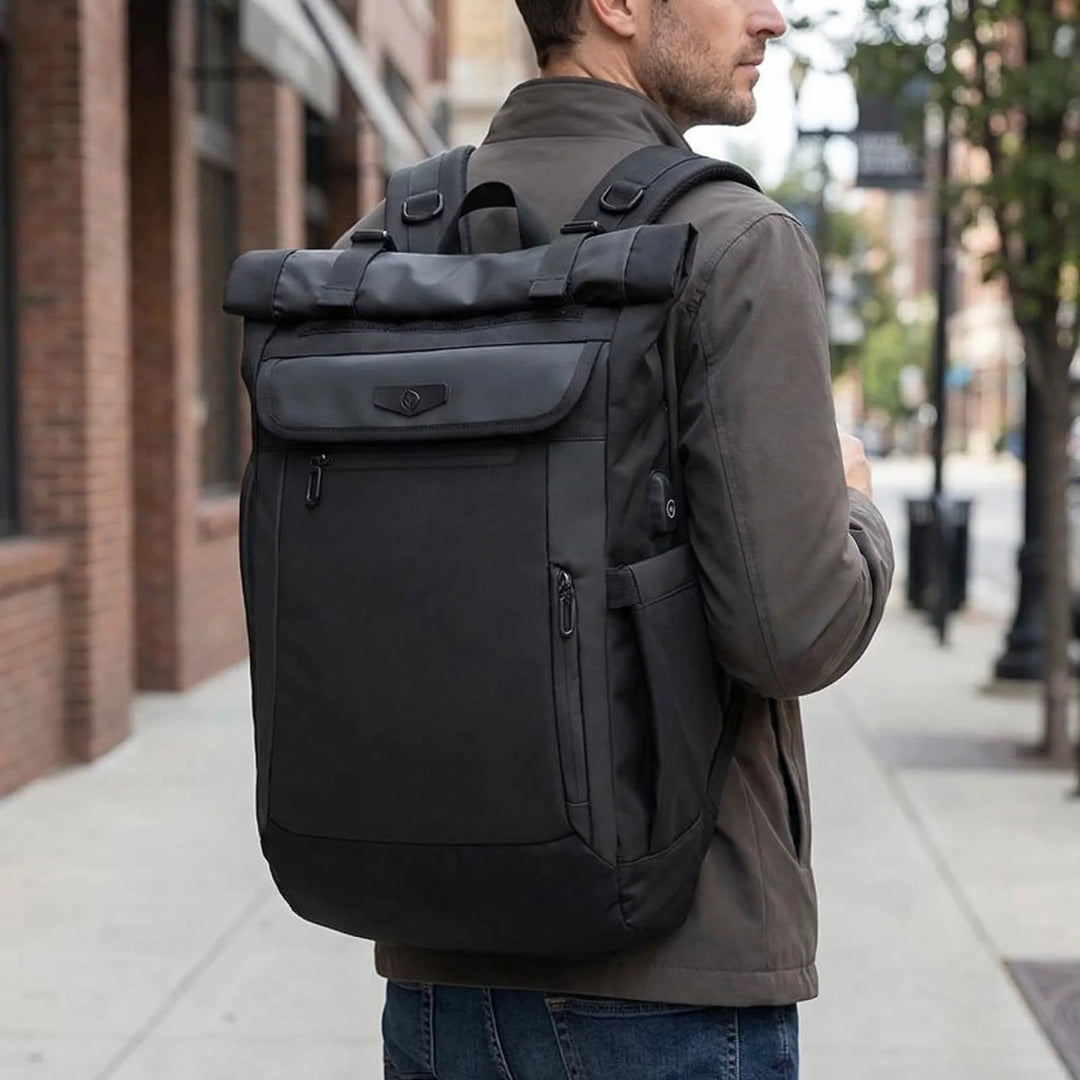 Roll-Top Travel Backpack - Voltrax