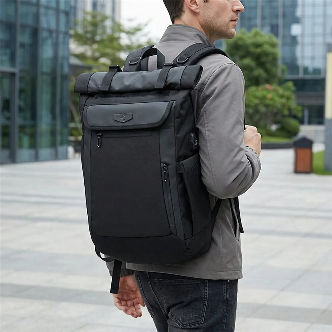Roll-Top Travel Backpack - Voltrax