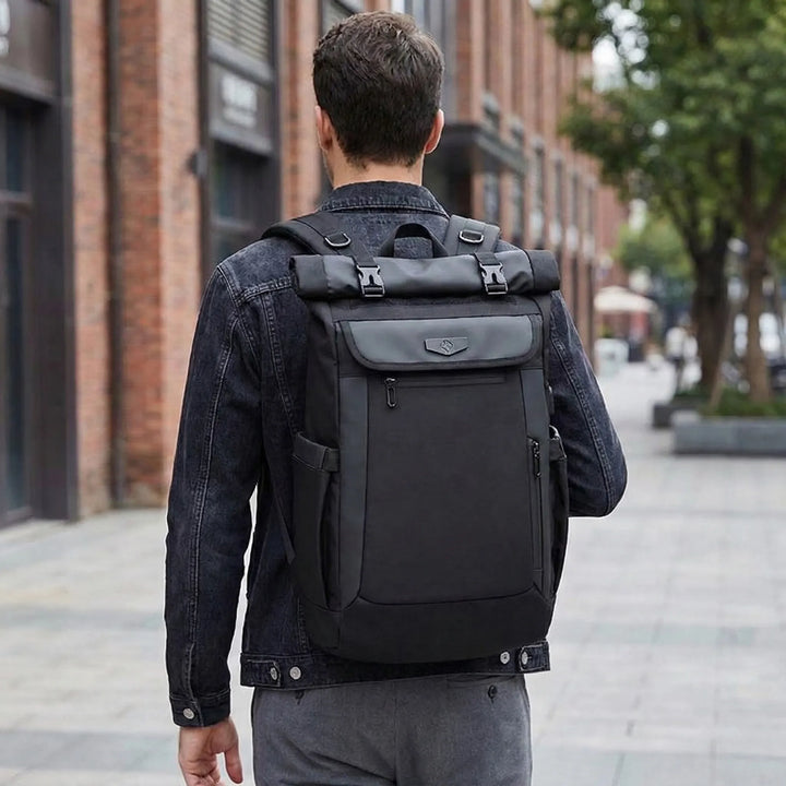 Large Roll-Top Travel Backpack - Rollpak
