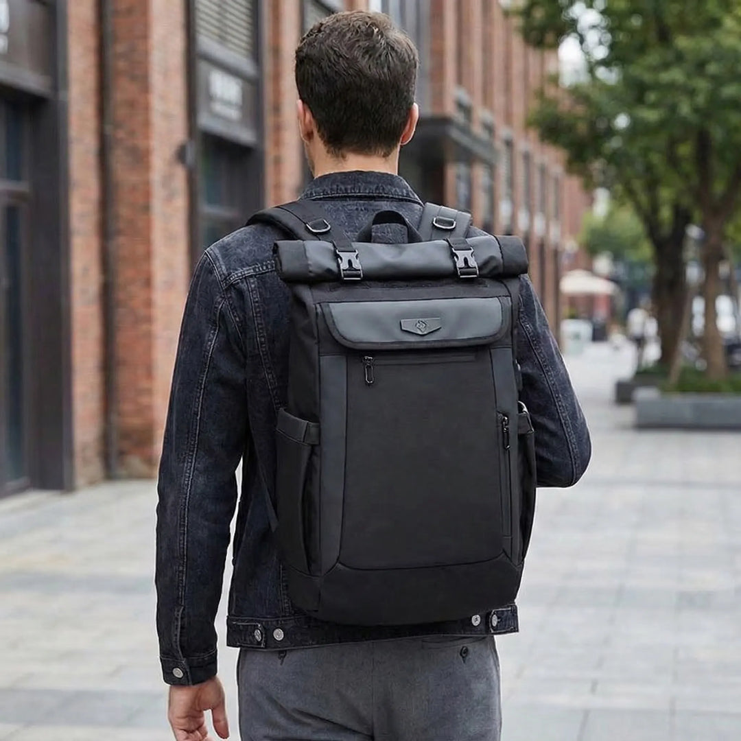 Large Roll-Top Travel Backpack - Rollpak