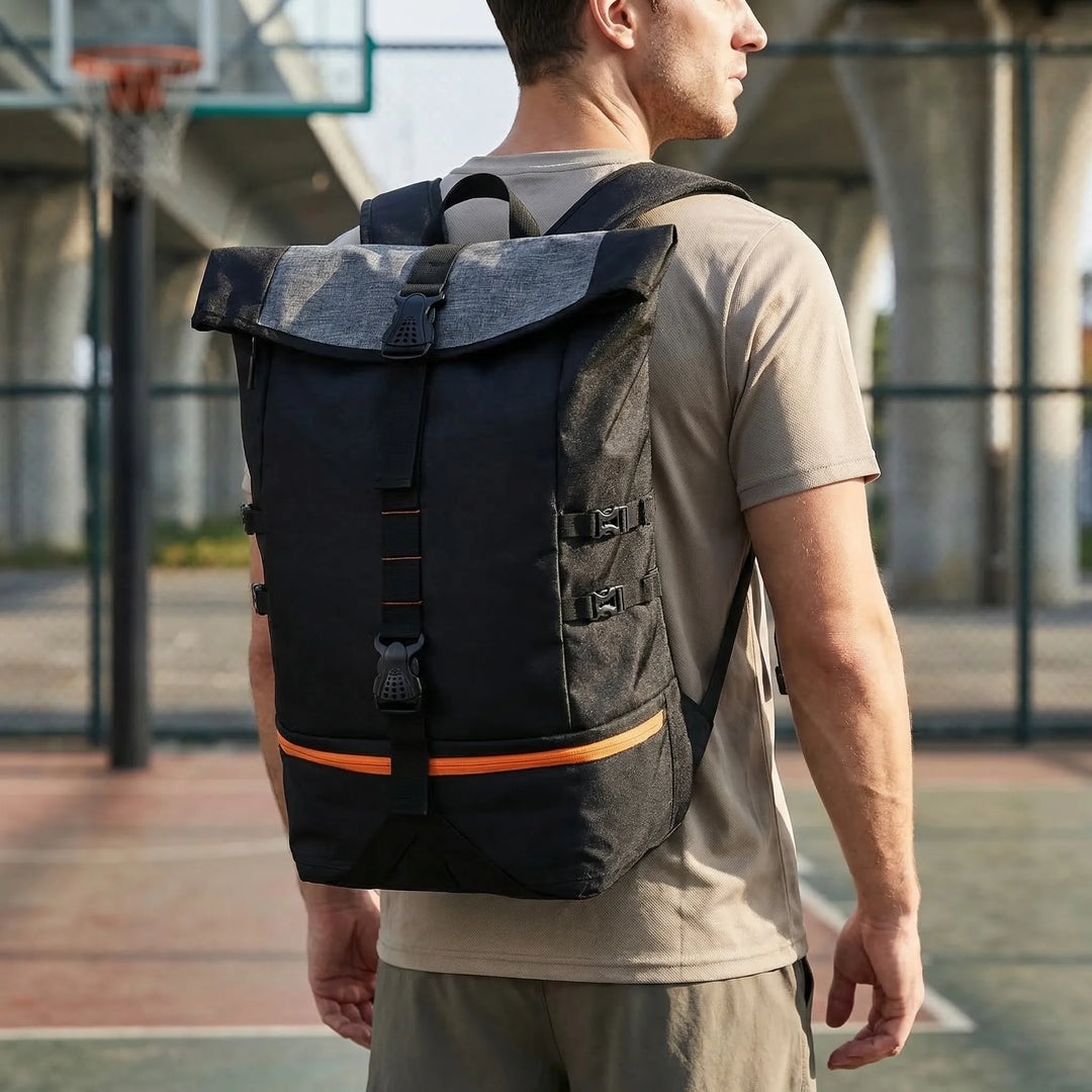 Roll Top Sports Backpack - Athlios