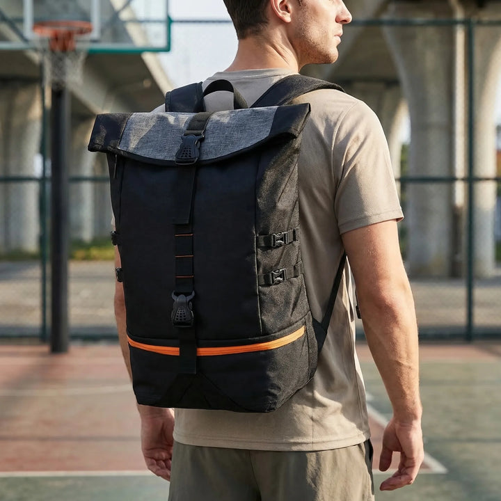 Roll Top Sports Backpack - Athlios
