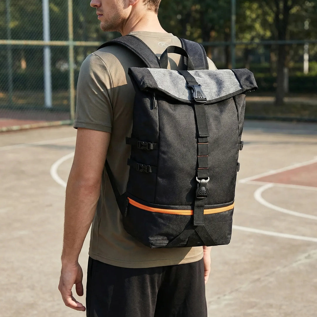 Roll Top Sports Backpack - Athlios