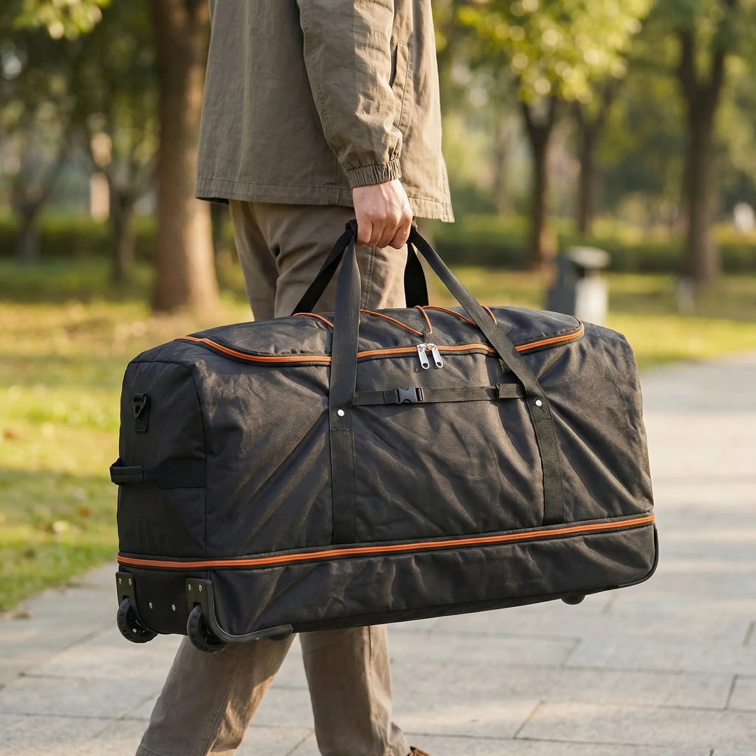 Extra-Large Expandable Wheeled Duffel - Voyaxer