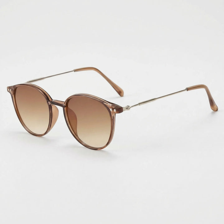 Round Retro Style Sunglasses - Solaria