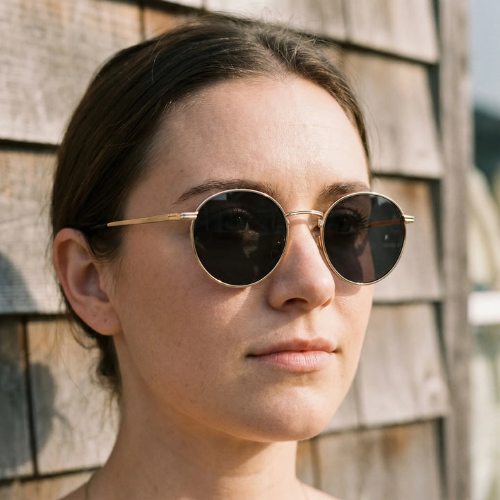 Round Wire Frame Sunglasses - Solarix