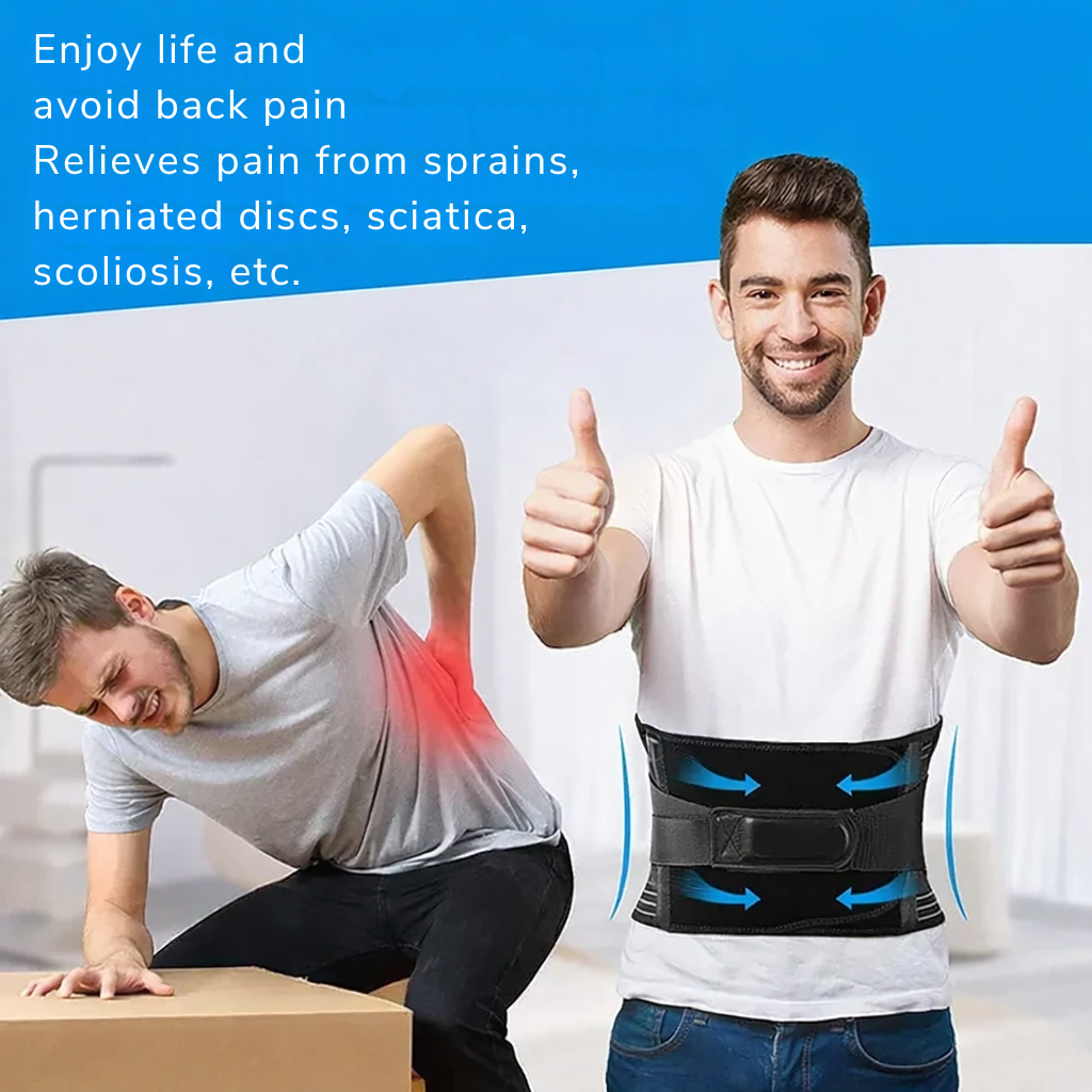 Lumbar Support Belt | 360-Degree Back Stabilization 4
