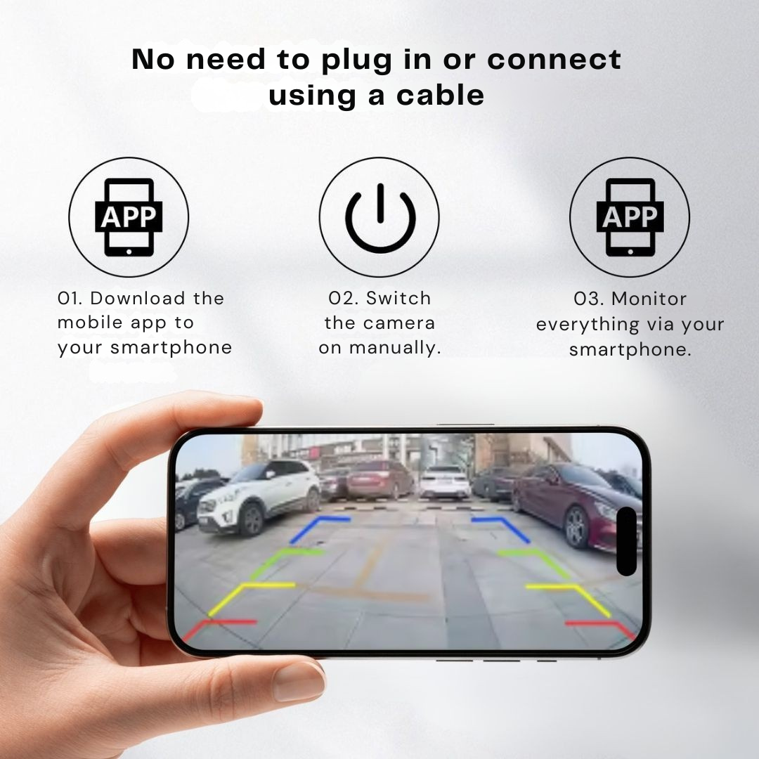 Wireless Magnetic Backup Camera with Night Vision for Cars, RVs and Trailers 3