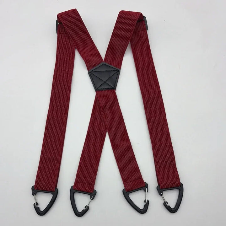 Men's X-Back Suspenders with Adjustable Metal Clips 16