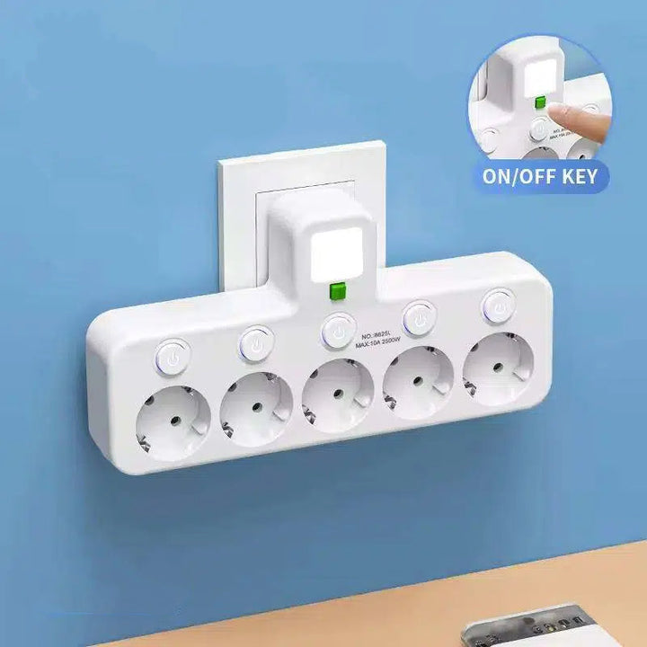 Power Strip with USB and Switches | Multi-Outlet Surge Protector 2500W 23
