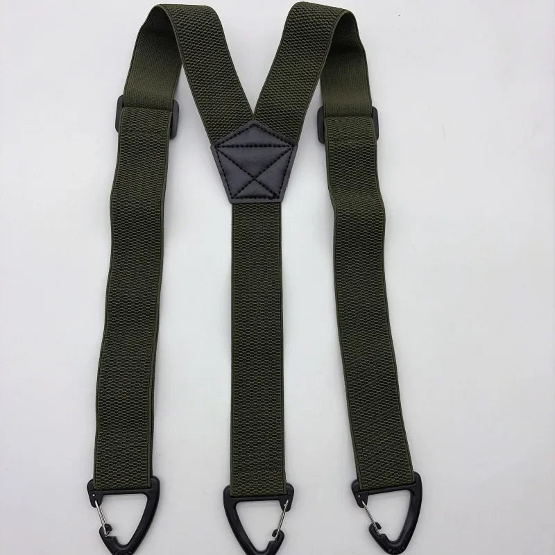 Men's X-Back Suspenders with Adjustable Metal Clips 19