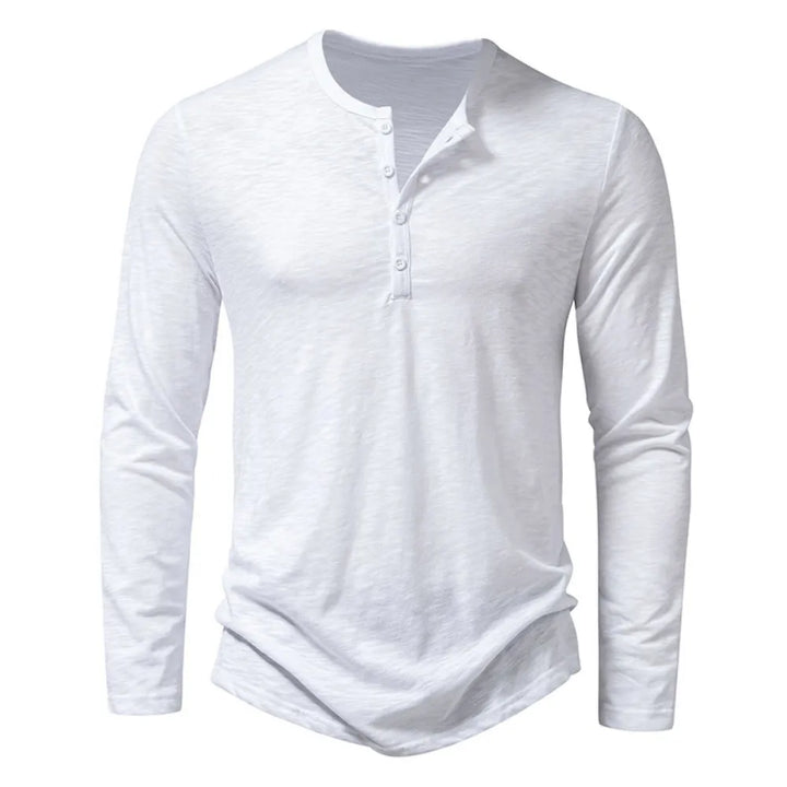 Classic Men's Henley Shirt, Soft 100% Cotton, Slim Fit 9