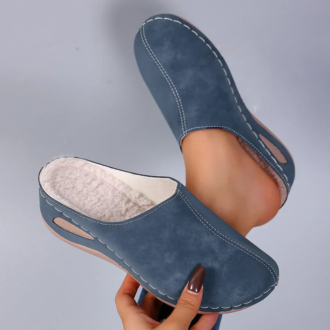 Orthopedic Warm Fleece-Lined Slippers for Everyday Comfort at Home 1