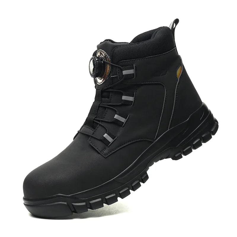 Waterproof Work Boots with Twist Closure and Steel Toe, Women and Men 1