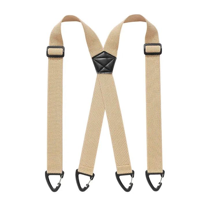 Men's X-Back Suspenders with Adjustable Metal Clips 12