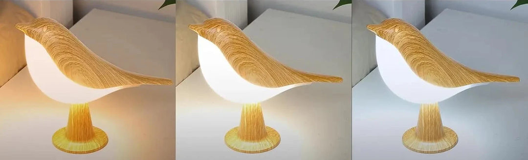 Rechargeable LED Bird Table Lamp with Touch Control Night Light 2