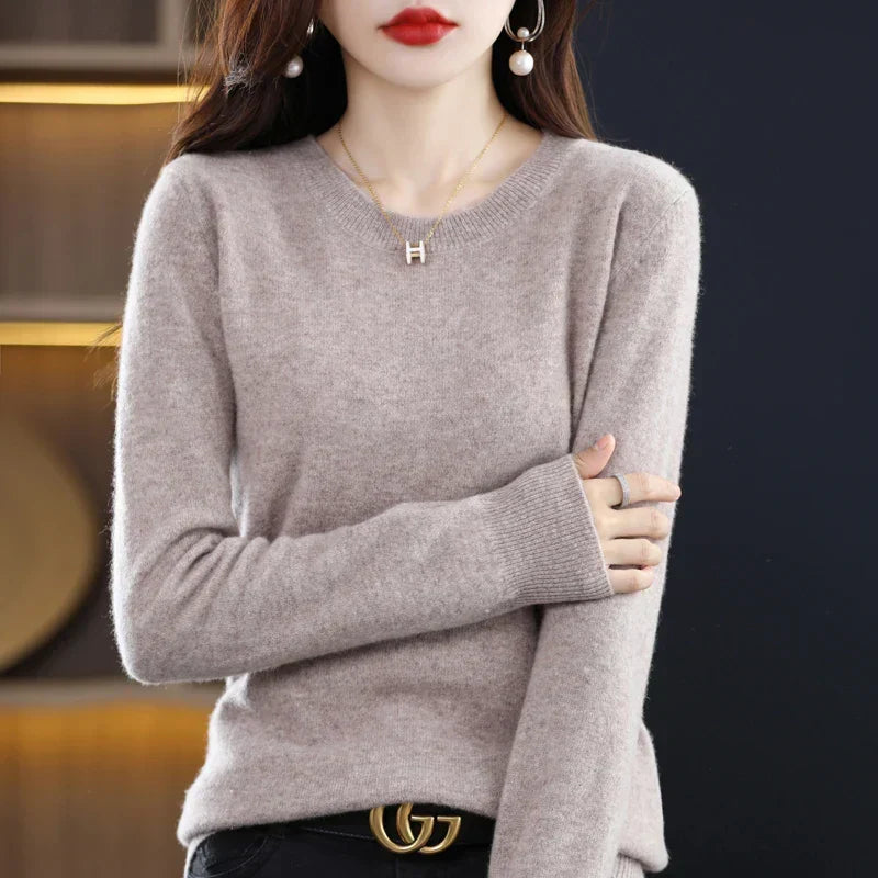 Women's Pure Cashmere Sweater for Fall and Winter 16