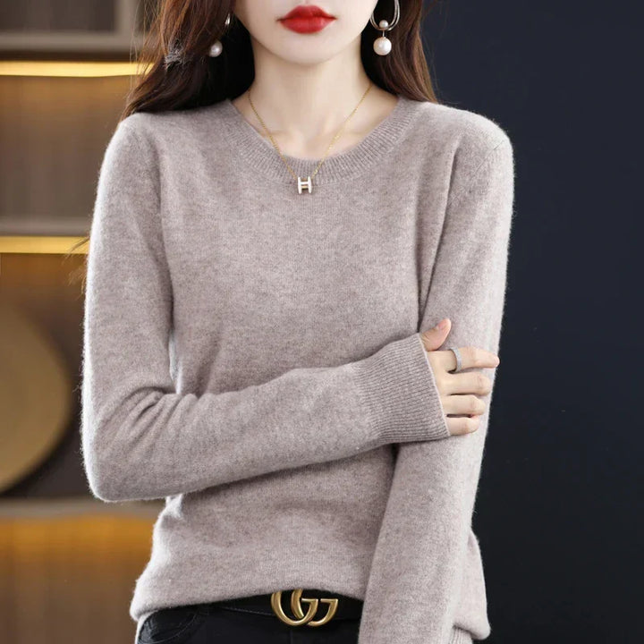 Women's Pure Cashmere Sweater for Fall and Winter 16