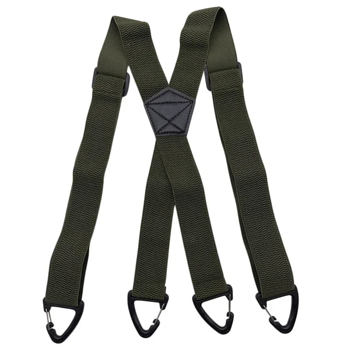 Men's X-Back Suspenders with Adjustable Metal Clips 10
