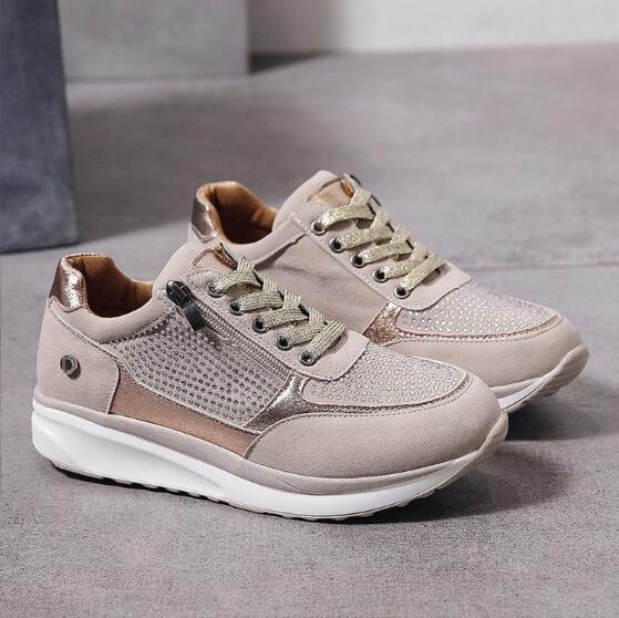 Women's Orthopedic Walking Sneakers with Breathable Upper and Cushioned Sole 2