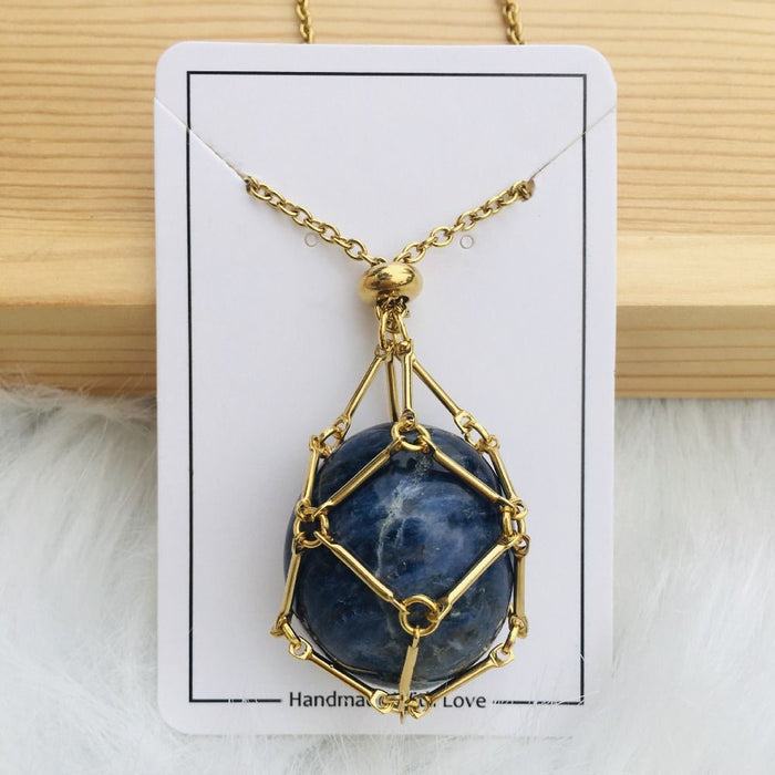 Interchangeable Crystal Stone Necklace for Radiant Style & Harmony 12